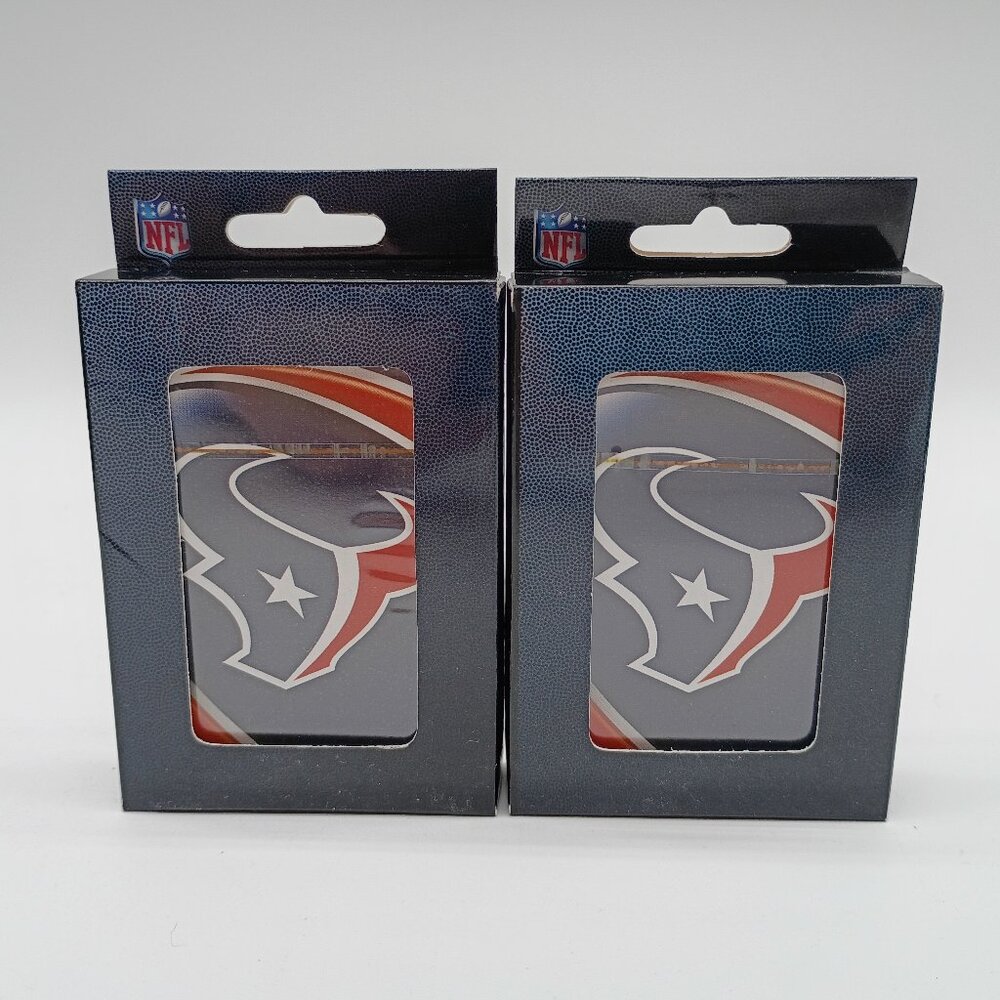 2 Sealed Playing Card Decks  Houston Texans